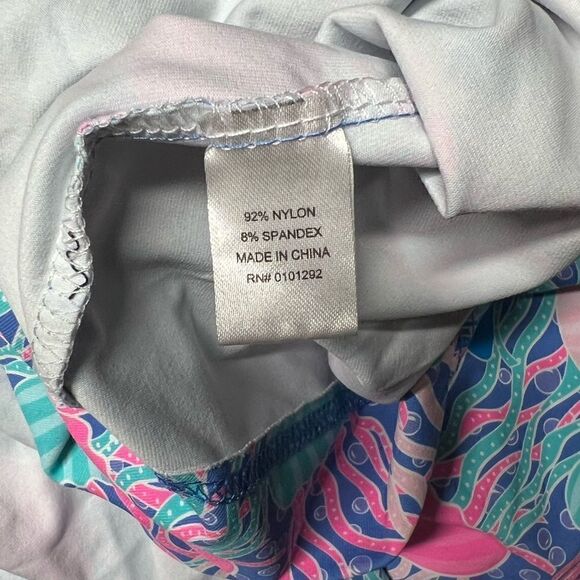 NWOT Lulu B Lulu B Open Cut Dress Ruffle Jelly Fish Print Sz 1X - Picture 4 of 7